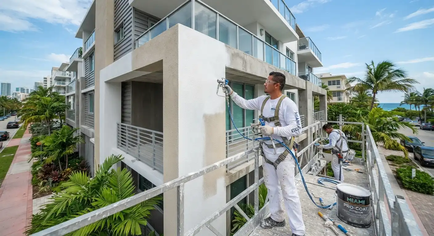 Painting services in Miami enhancing durability